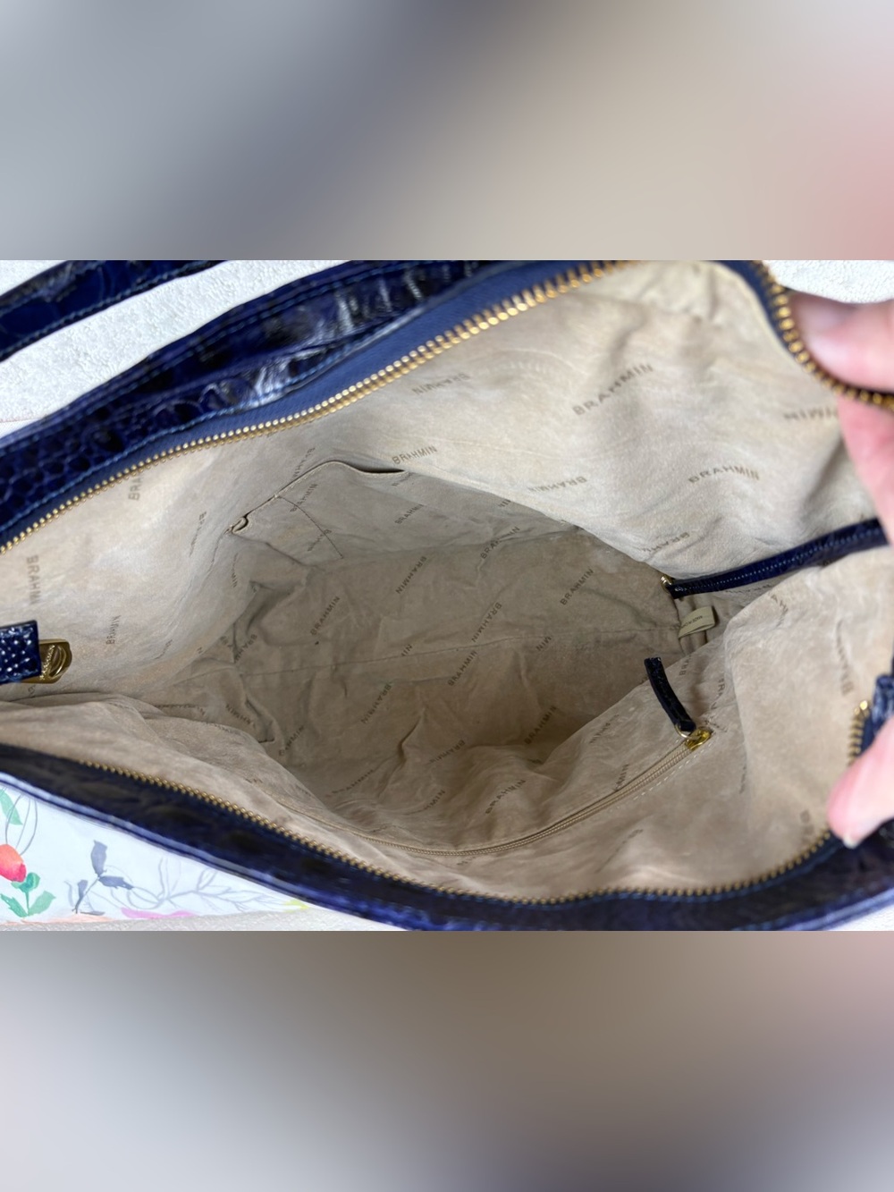 Blue Brahmin Katie Hobo Bag From the Melbourne Collection-Textured Leather - Picture 8 of 10